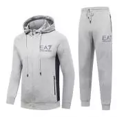 survetement armani ea7 hoodie 2019 ea7 logo gray